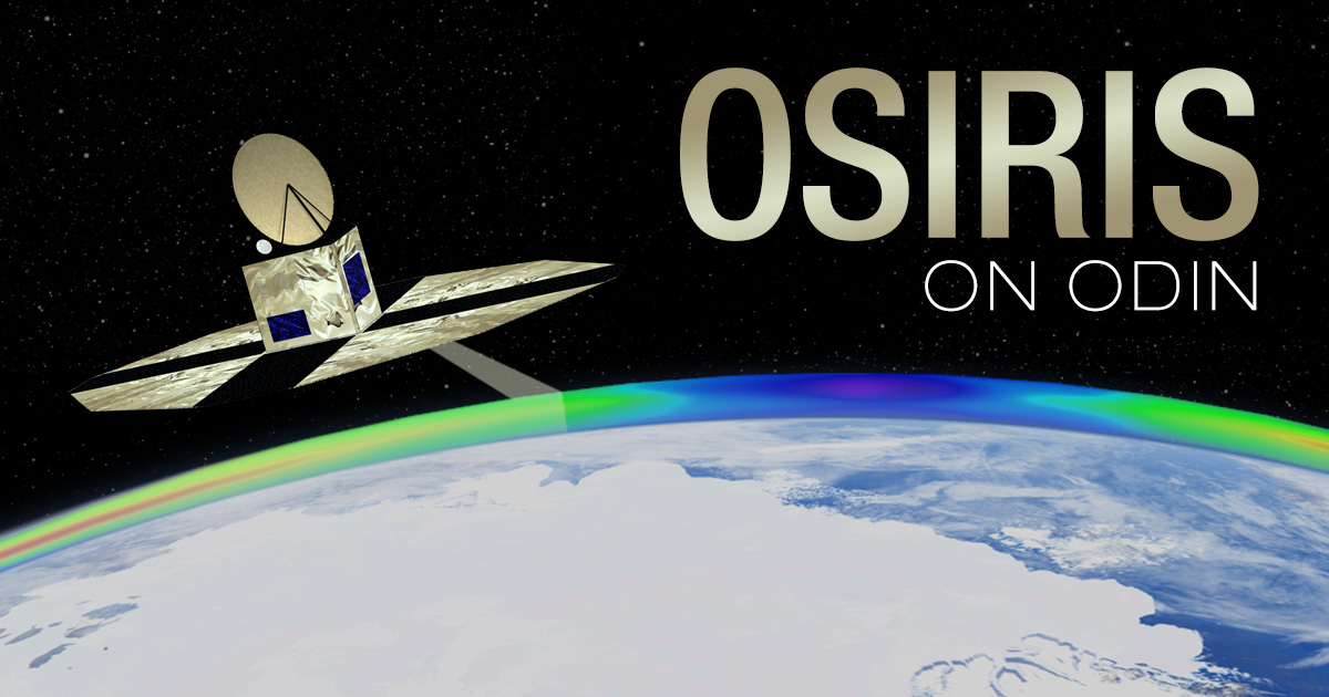 OSIRIS satellite diagram. Credit: Canadian Space Agency